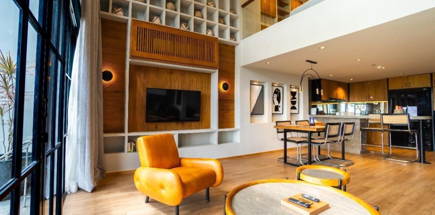 Квартира с 1 спальней в Чангу, Бадунг,  (9916)