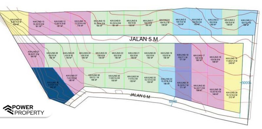 Земельный участок 150м2 в Южная Кута, Бадунг, (9744)