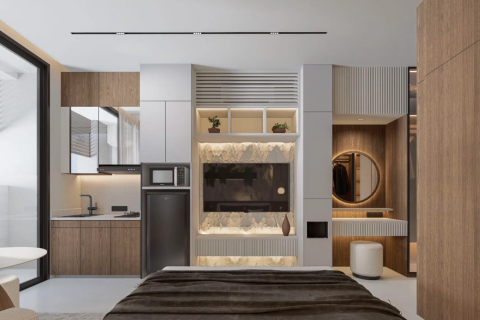 Studio Apartment in South Kuta, Badung, Bali (14330) 3