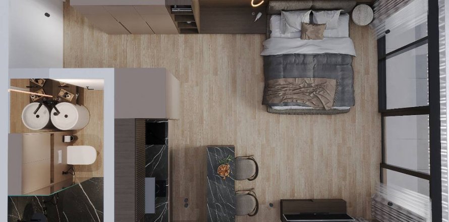Studio Apartment in Pererenan, Mengwi, Badung, Bali (15543)