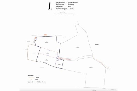 Земельный участок в Южная Кута, Бадунг, (9626) 5