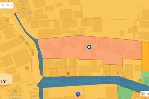 2610m2 Land in Kuta, Badung, Bali (10513) 3