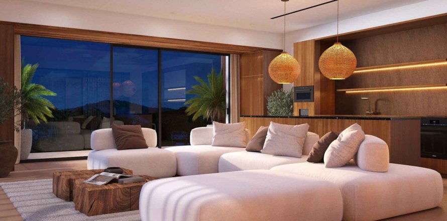 Квартира с 2 спальнями в Abba Melasti Residence, Бадунг, Бали (10289)