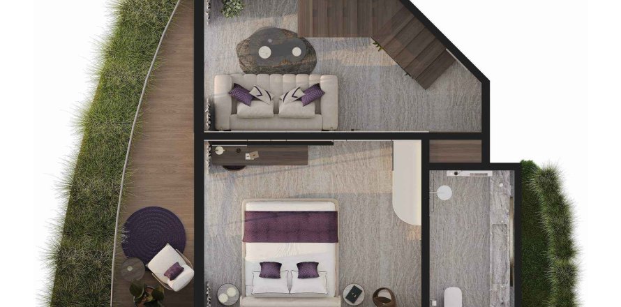 1 bedroom Apartment in Melasti Arcade, Ungasan, Badung, Bali (10496)