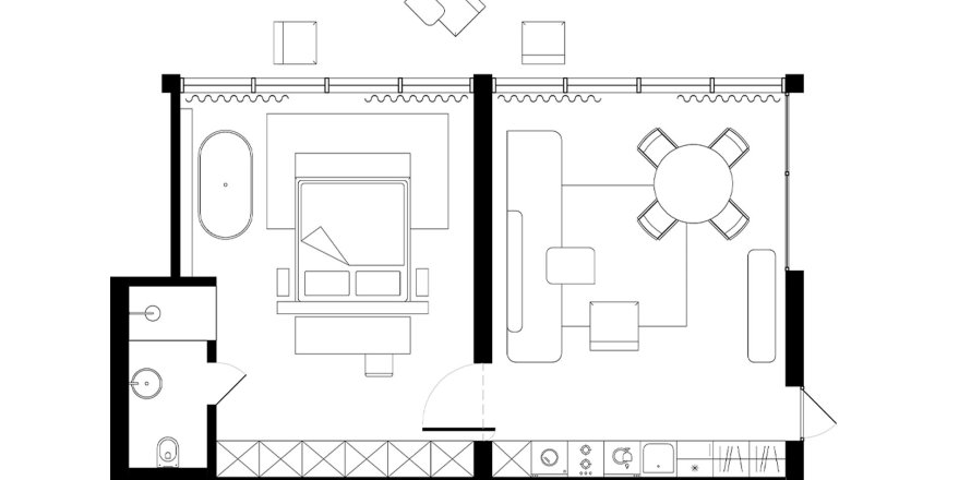 1 bedroom Apartment in The HEIGHTS, Mengwi, Badung,  (9680)