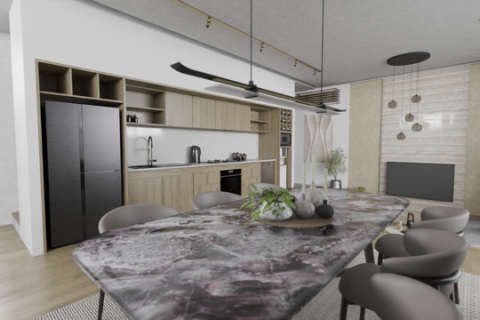 Вилла с 2 спальнями в Керобокан, Бадунг,  (9474) 7