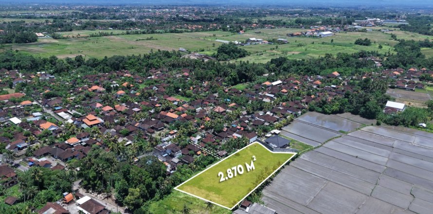 2870m2 Land in Kaba-Kaba, Kediri, Tabanan, Bali (14096)