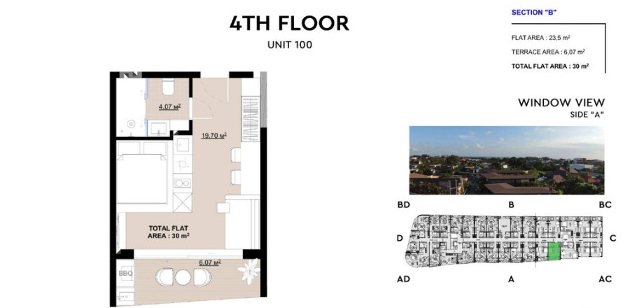 Studio Apartment in Canggu, Badung, Bali (15563)