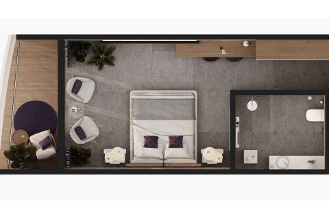 Studio Apartment in Melasti Arcade, Ungasan, Badung, Bali (10493)