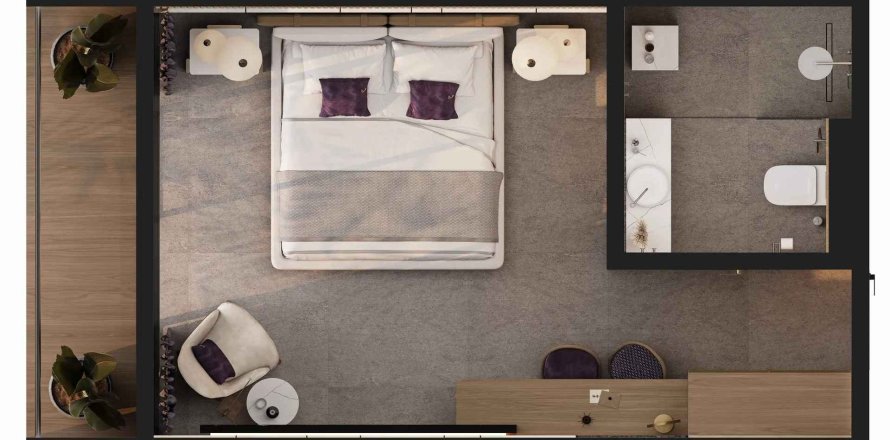 Studio Apartment in Melasti Arcade, Ungasan, Badung, Bali (10490)