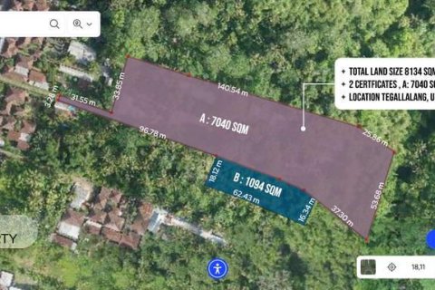 Земельный участок с 12 спальнями в Убуд, Гианьяр, Бали (10700)