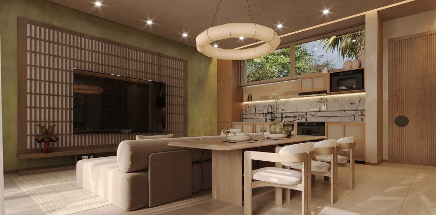 Квартира с 1 спальней в ZEN, Унгасан, Бадунг,  (9952)