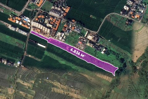 6836m2 Land in Cemagi, Mengwi, Badung, Bali (14010)