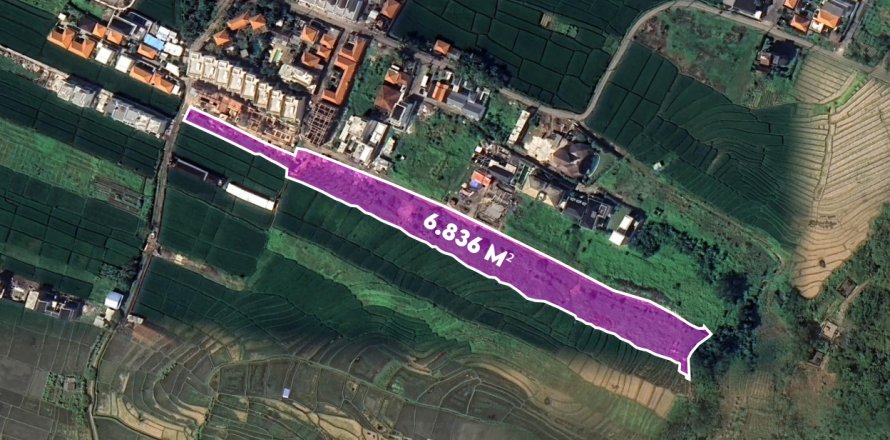 6836m2 Land in Cemagi, Mengwi, Badung, Bali (14010)