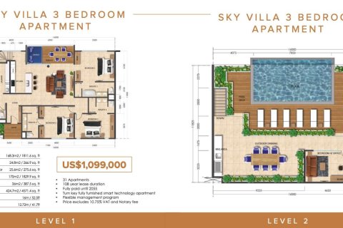 Квартира в Чангу, Бадунг,  (2673) 12