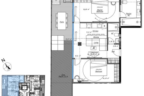 2 bedrooms Apartment in Canggu, Badung, Bali (15591)