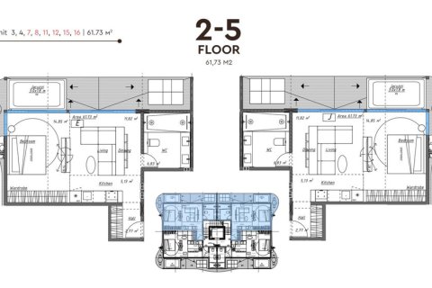 Studio Apartment in Canggu, Badung, Bali (15589)