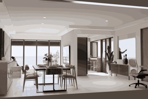 Квартира с 2 спальнями в Южный Денпасар, Денпасар,  (9651) 29