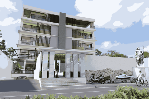 Квартира с 2 спальнями в Южный Денпасар, Денпасар,  (9651) 1