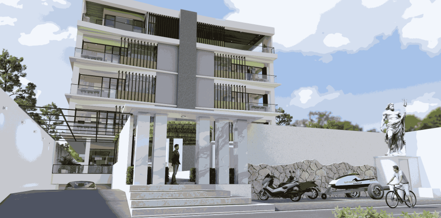 Квартира с 2 спальнями в Южный Денпасар, Денпасар,  (9651)