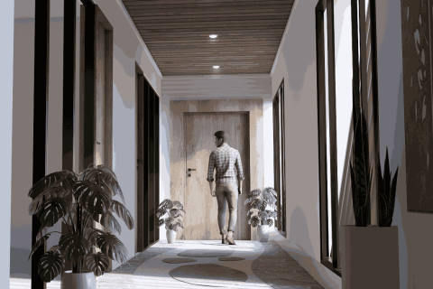 Квартира с 2 спальнями в Южный Денпасар, Денпасар,  (9651) 2