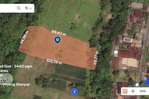 3360m2 Land in Gianyar, Bali (14678)