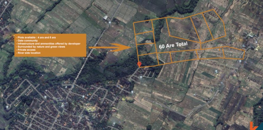 Land in Kaba-Kaba, Kediri, Tabanan, Bali (14036)