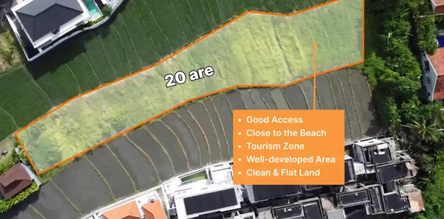 Land in Pererenan, Mengwi, Badung, Bali (14139)