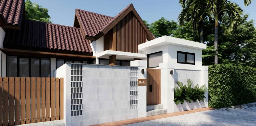 Вилла с 1 спальней в Чангу, Бадунг, (9872)