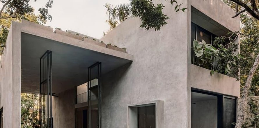 CONCRETE CUBE VILLA in Gianyar, Bali (10559)